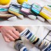 Women Cotton Striped Athletic Socks Outdoor Good Elastic Tube Sock